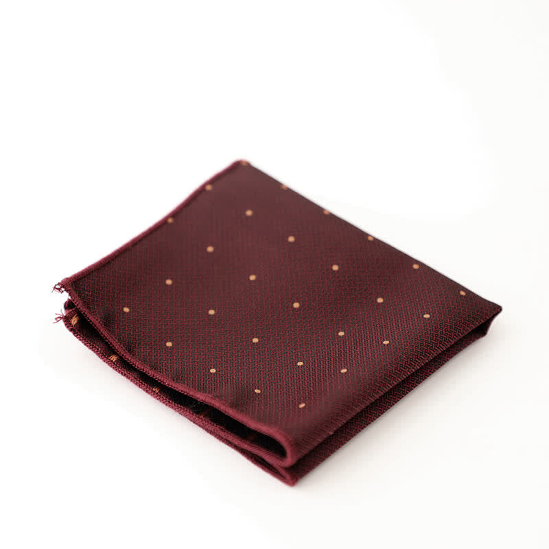 Men's Wonderful Striped Polka Dots Pocket Square