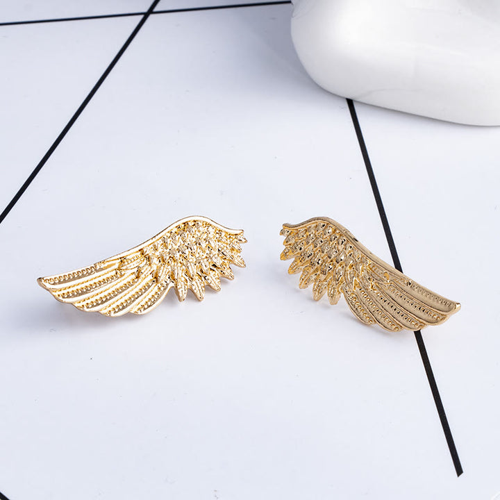 Retro Wings Brooch Gold Silver Shirt Accessories