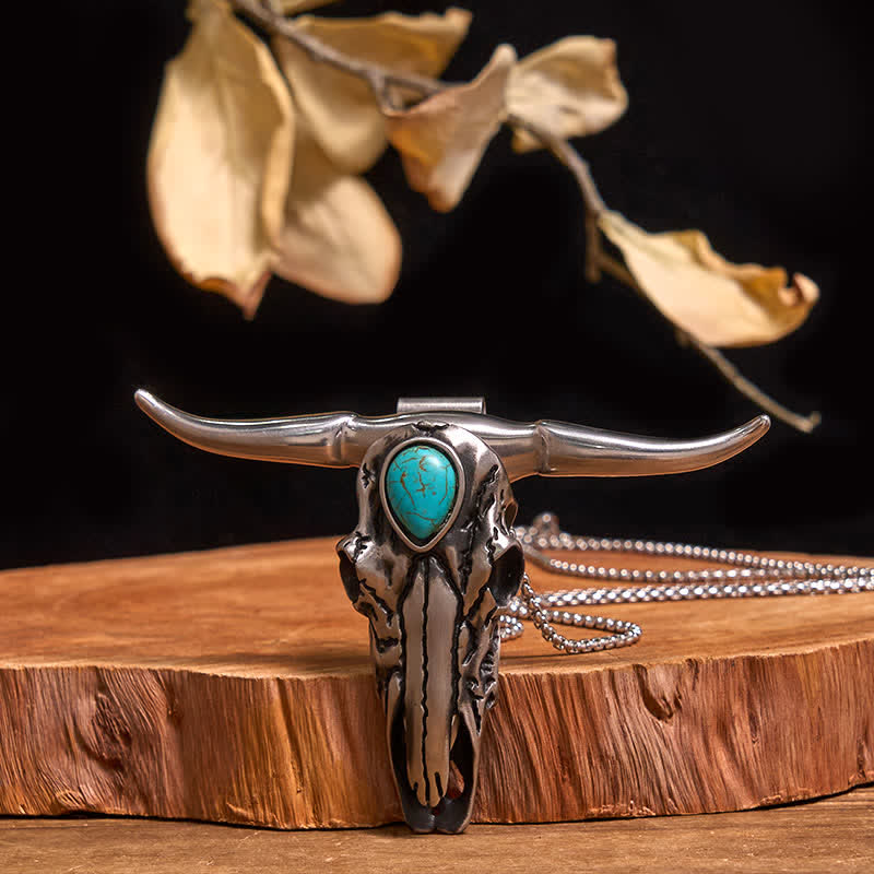 DIY Hidden Knife Belt Buckle Turquoise Bull Pendant Knife Ring Bundle Set - image 2