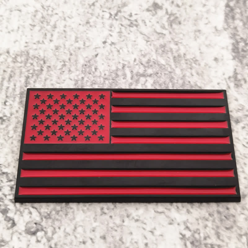 American Flag Metal Sticker Car Badge