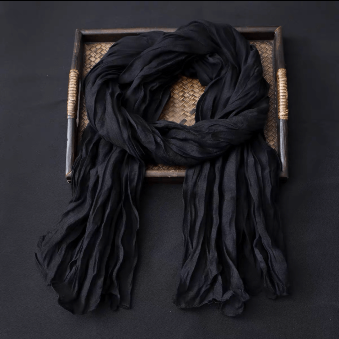 Spring Floral Contrast Color Cotton And Linen Thin Scarf - image 18
