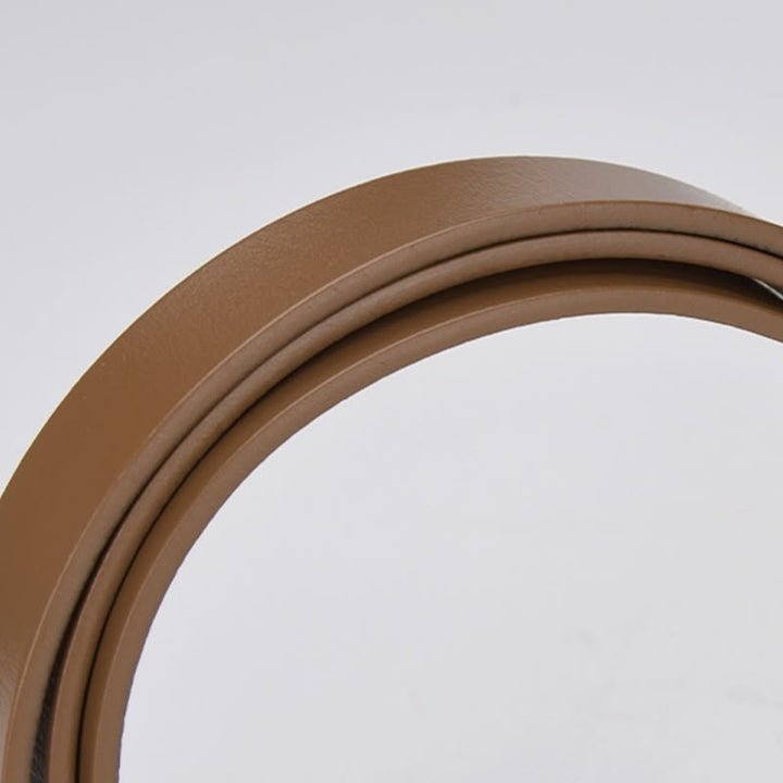 Classical Solid Color Knot Belt Decorative Leather Belt