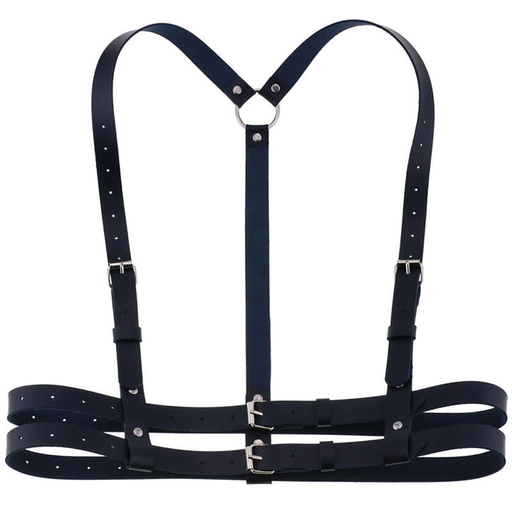 Punk Strap Corset Belt Women's Leather Chain Belt