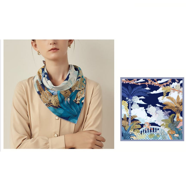 Women's Garden In The Air Spring Silk Thin Scarf