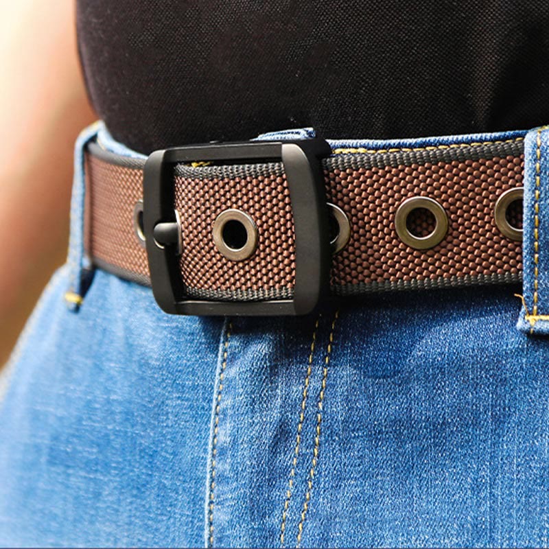 Men's Two Side Use Rotatable Buckle Sports Belt