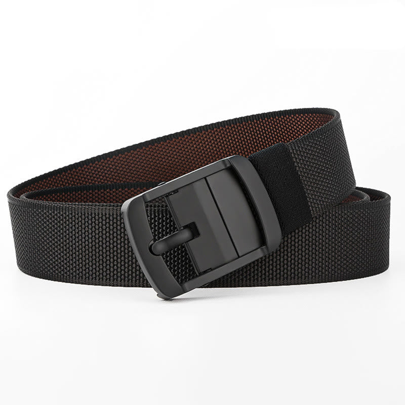 Men's Two Side Use Rotatable Buckle Sports Belt