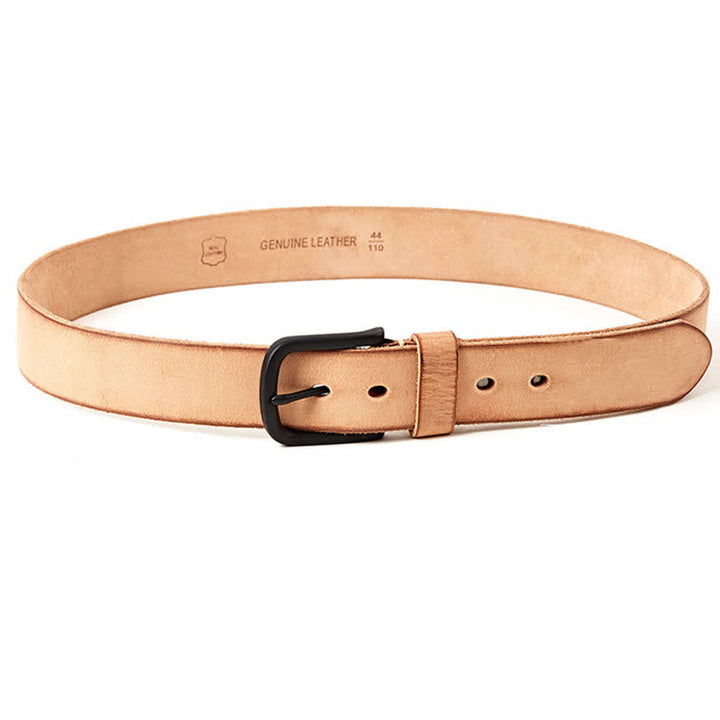 Men's Minimalist Style Dull Polish Leather Belt