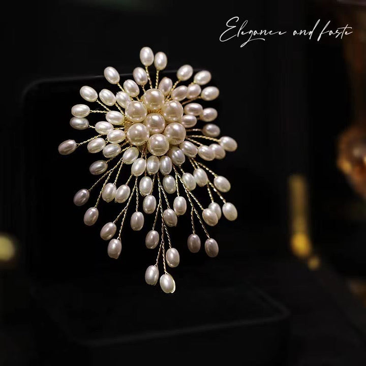 Elegant Imitation Pearl Brooch For Women Wedding Accessories