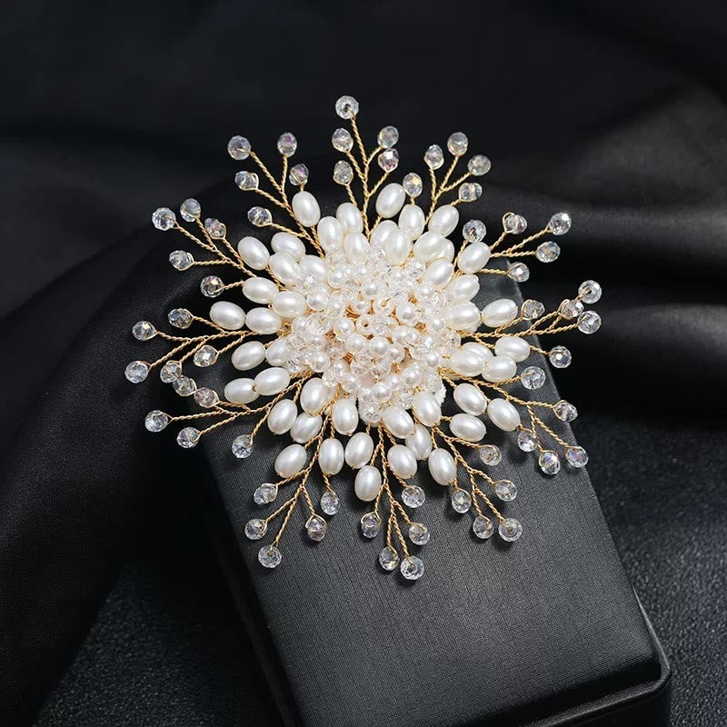 Elegant Imitation Pearl Brooch For Women Wedding Accessories