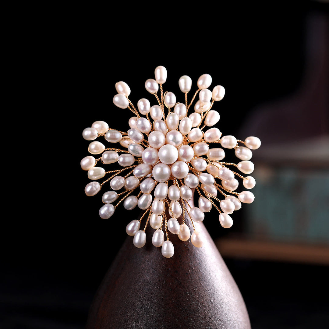 Elegant Imitation Pearl Brooch For Women Wedding Accessories