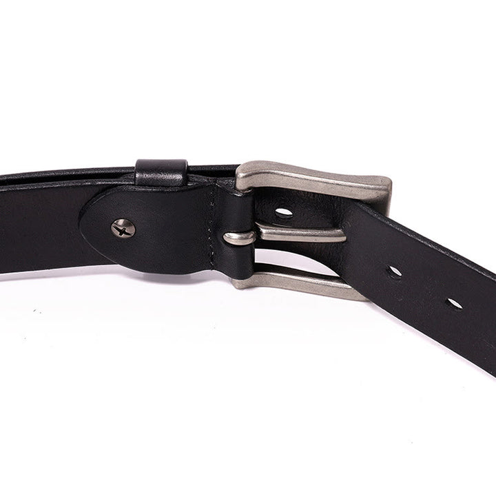 Punk Rivet Genuine Leather Belt Rock N Roll Waistband