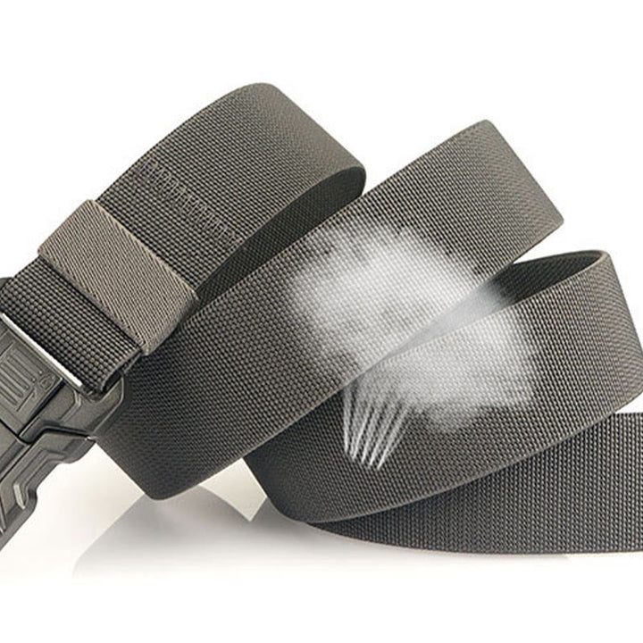 Men's Tactical Belt Elastic Quick Release Nylon Belt