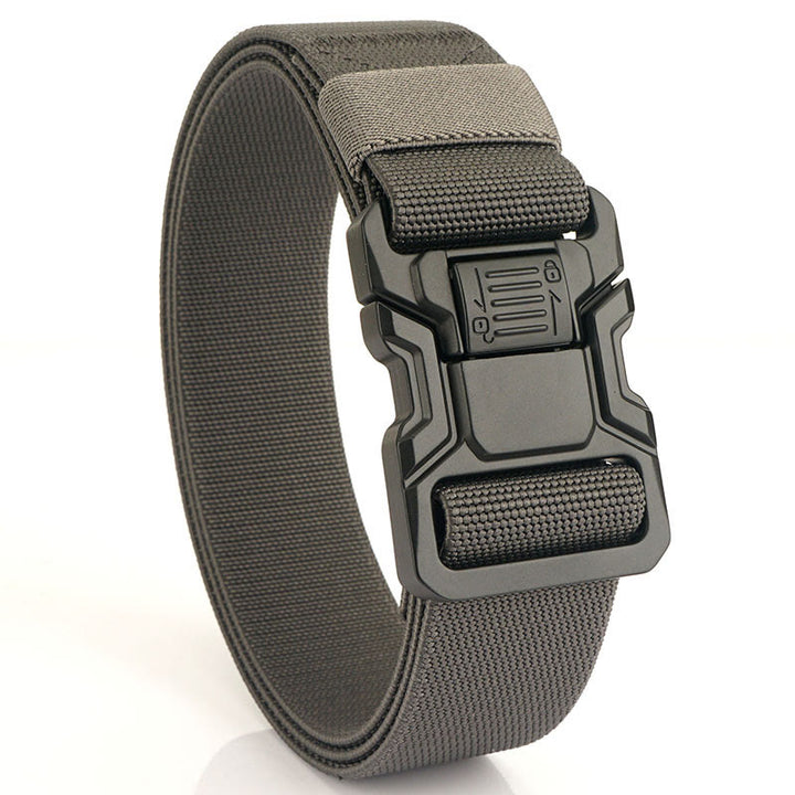Men's Tactical Belt Elastic Quick Release Nylon Belt