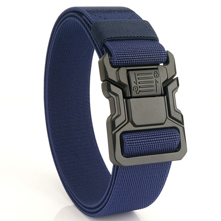 Men's Tactical Belt Elastic Quick Release Nylon Belt