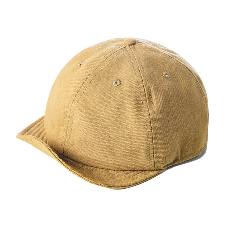 Men's Casual Denim Short Brim Octagonal Newsboy Beret Cap - Khaki - Adjustable (about 22"-23 1/4") - image 7