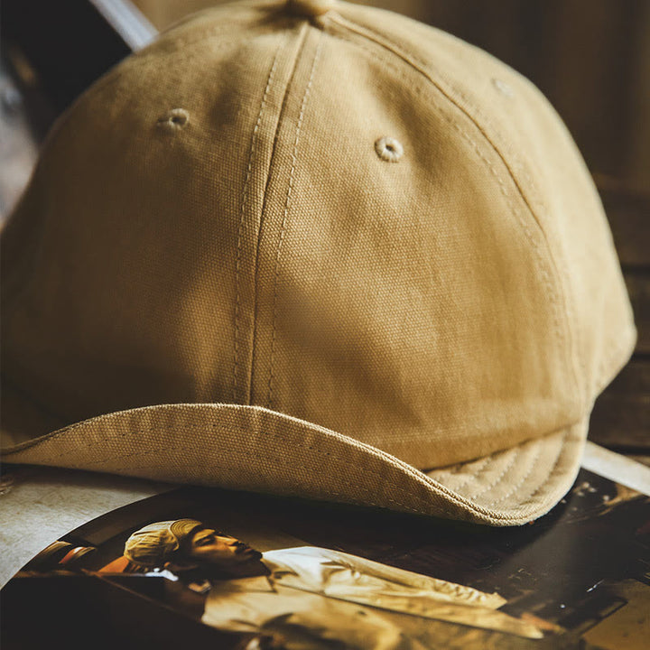 Men's Casual Denim Short Brim Octagonal Newsboy Beret Cap - image 9