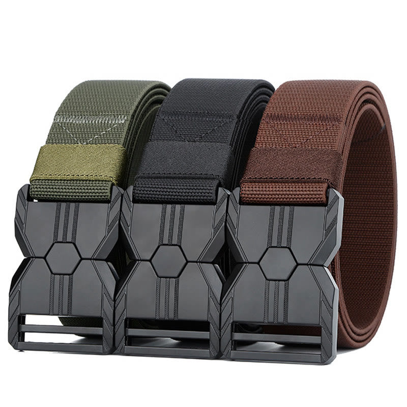 Men's Tactical Belt Elastic Quick Release Waistband