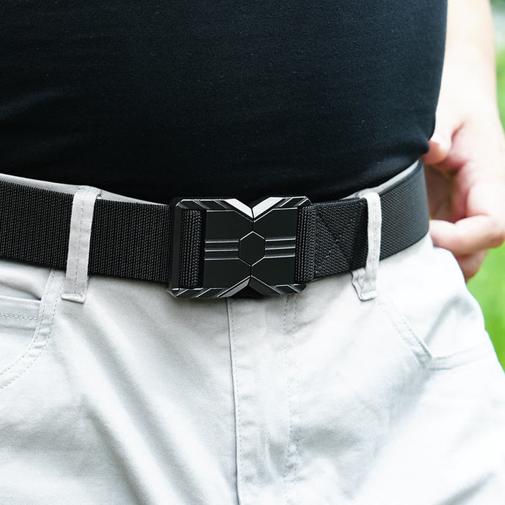 Men's Tactical Belt Elastic Quick Release Waistband