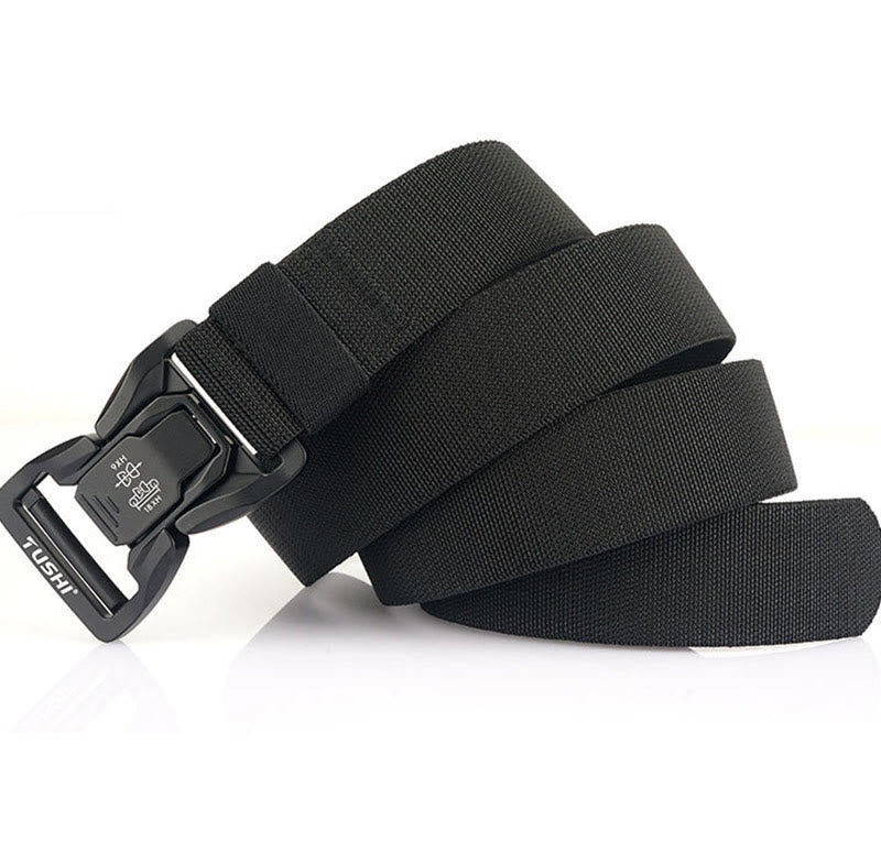 Men's Outdoor Tactical Belt Elastic Quick Release Waistband