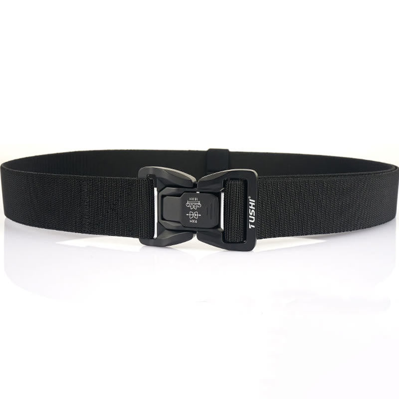 Men's Outdoor Tactical Belt Elastic Quick Release Waistband