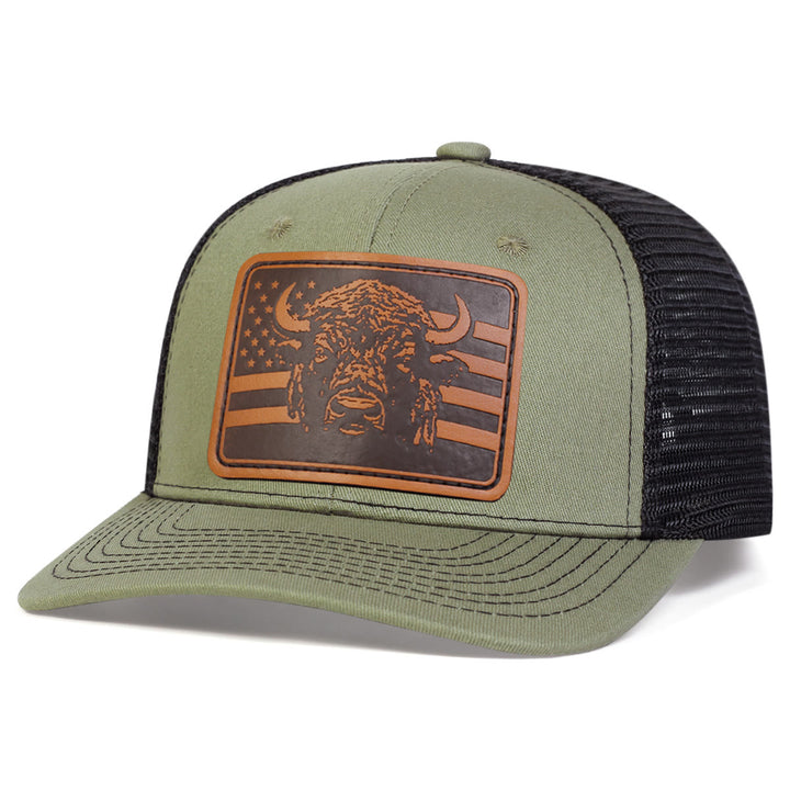 Bull's Head Flag Adjustable Trucker Hat