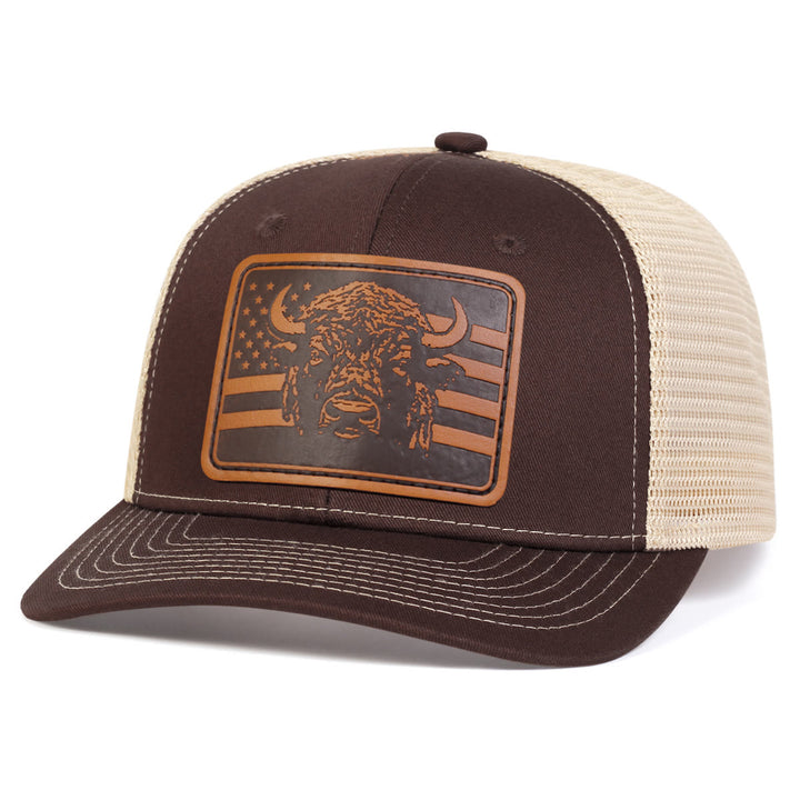 Bull's Head Flag Adjustable Trucker Hat