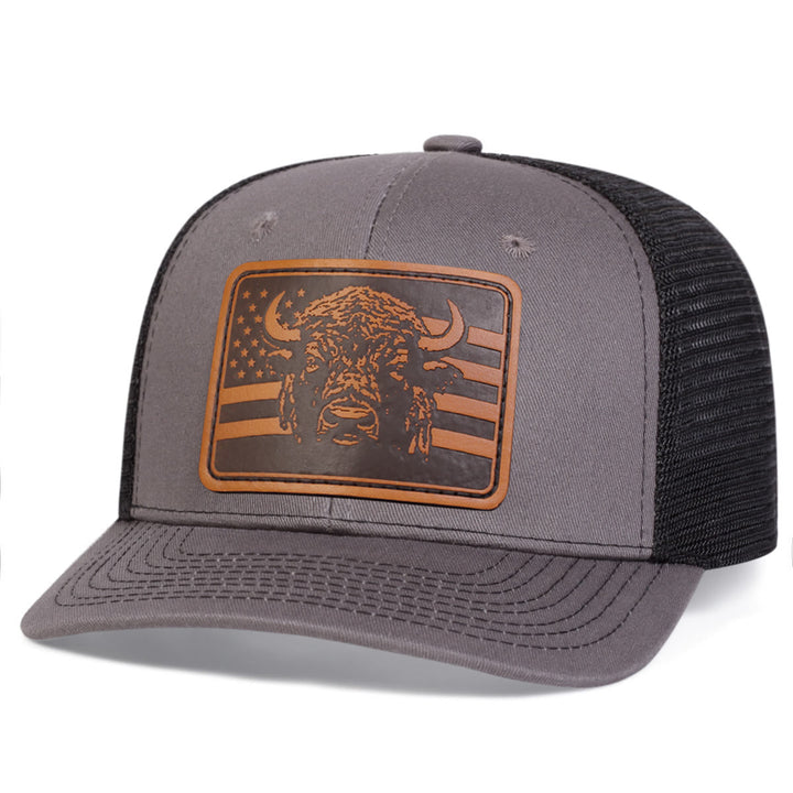 Bull's Head Flag Adjustable Trucker Hat