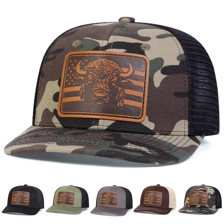 Bull's Head Flag Adjustable Trucker Hat