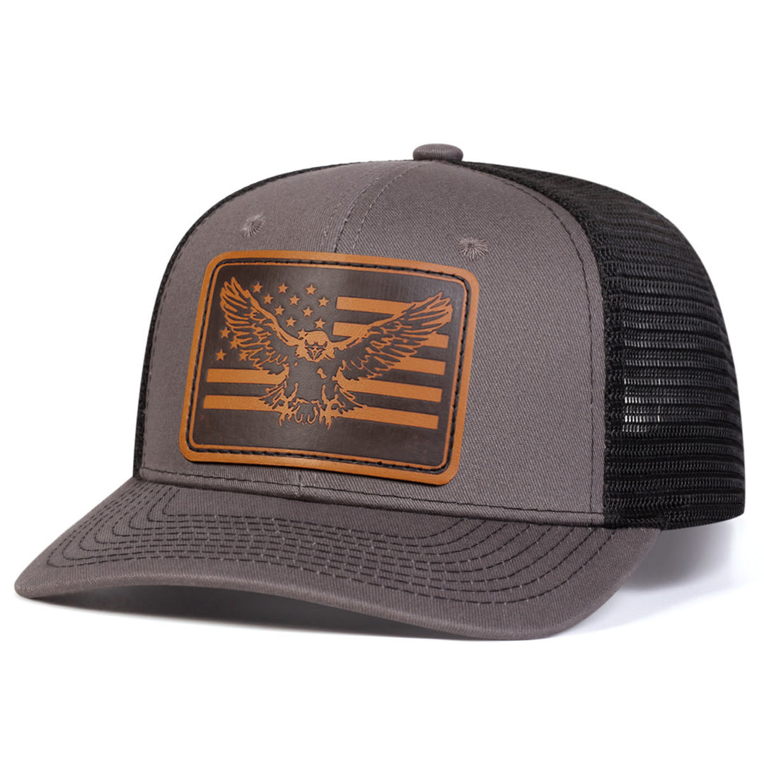 Flying Eagle Flag Adjustable Trucker Hat