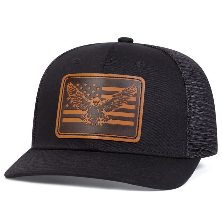 Flying Eagle Flag Adjustable Trucker Hat