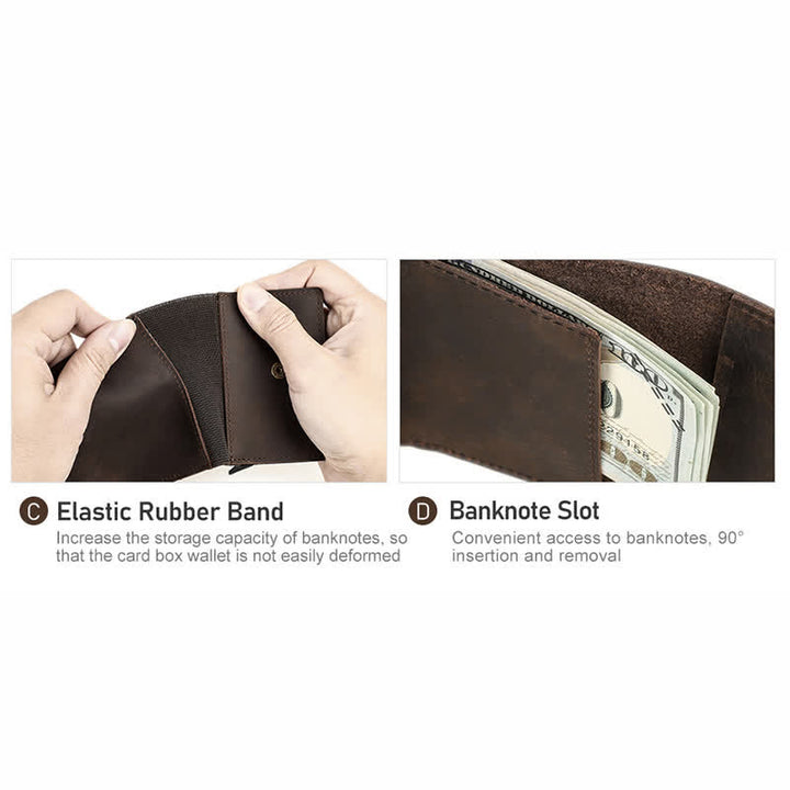 RFID NFC Protection Leather Card Wallet