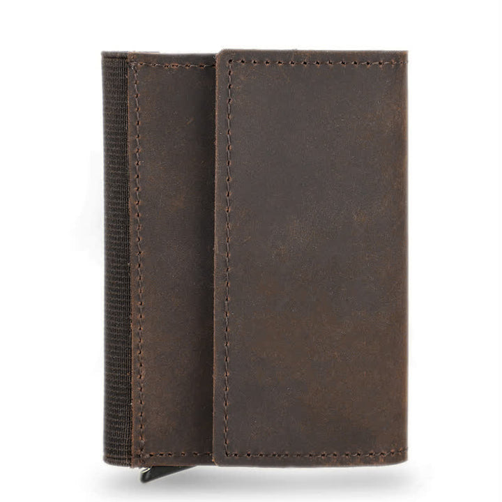 RFID NFC Protection Leather Card Wallet