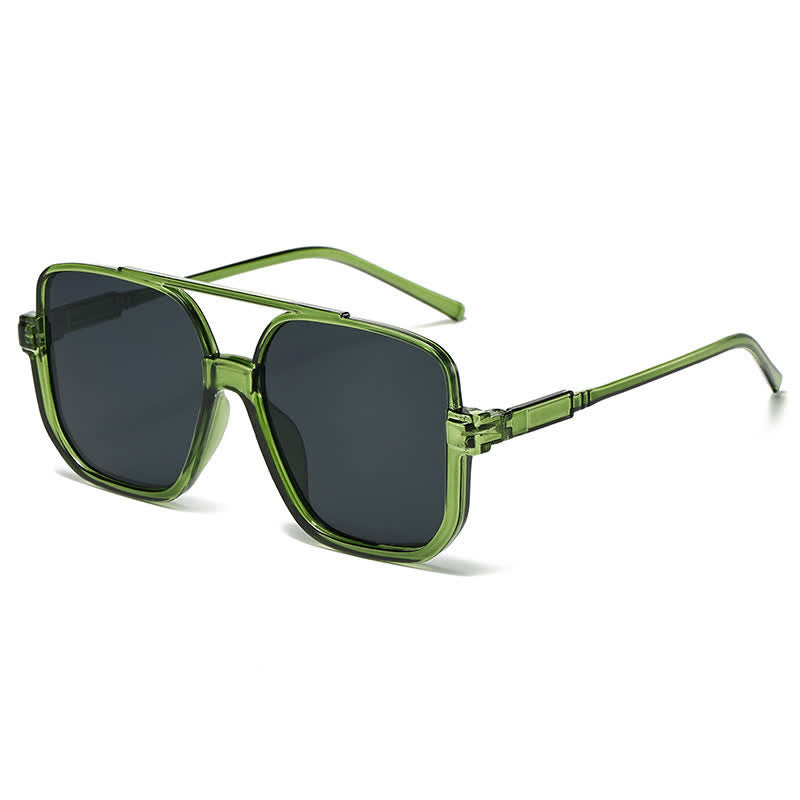 Oversized Square Frame Eyewear Sunshade Sunglasses