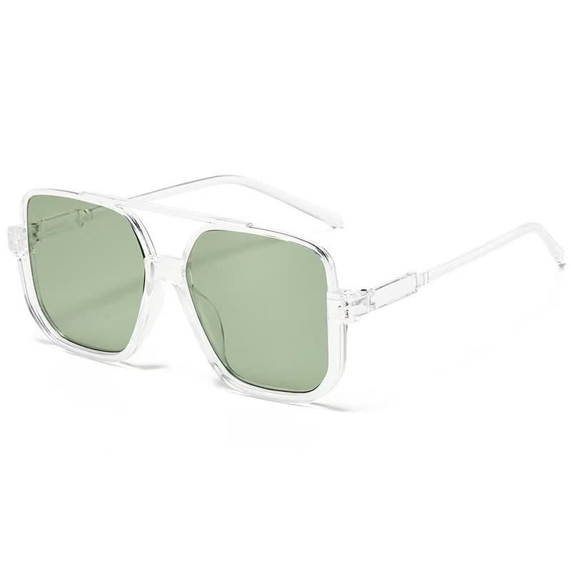 Oversized Square Frame Eyewear Sunshade Sunglasses