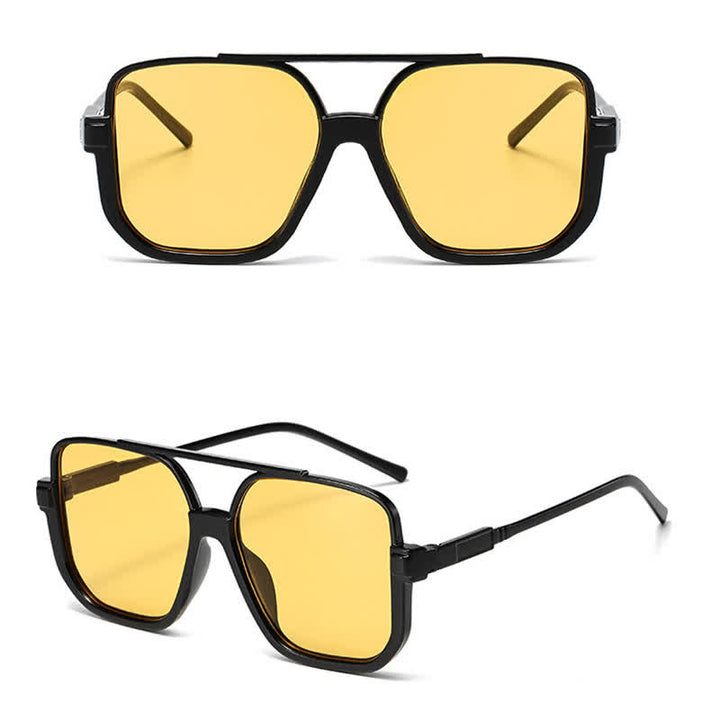 Oversized Square Frame Eyewear Sunshade Sunglasses