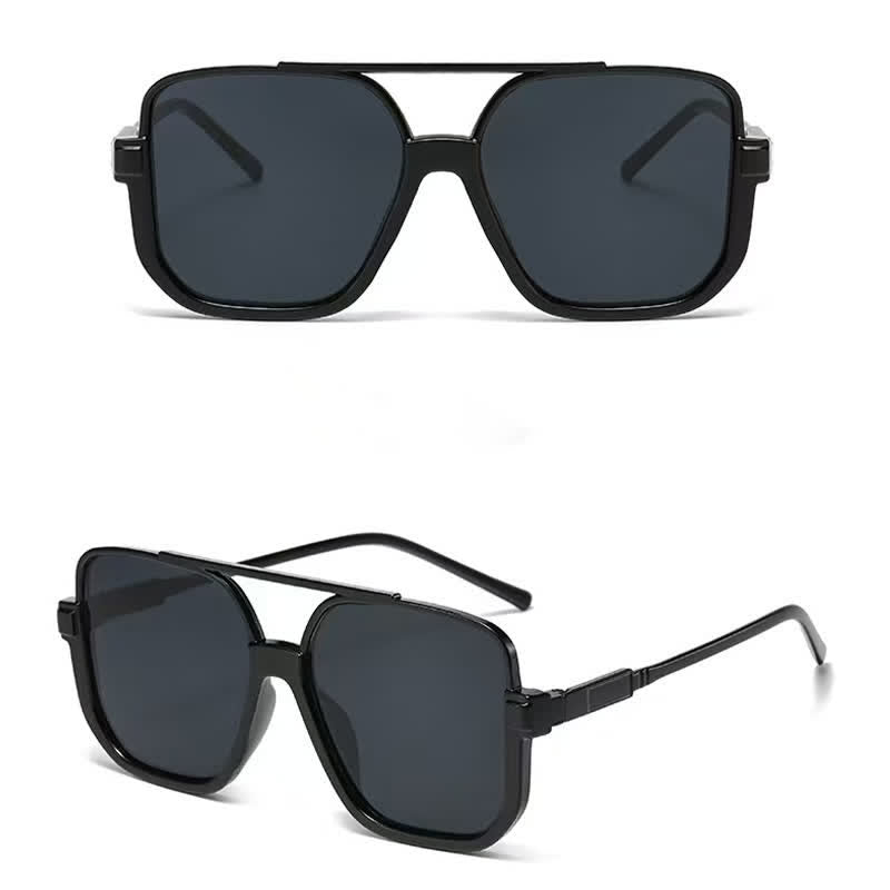 Oversized Square Frame Eyewear Sunshade Sunglasses