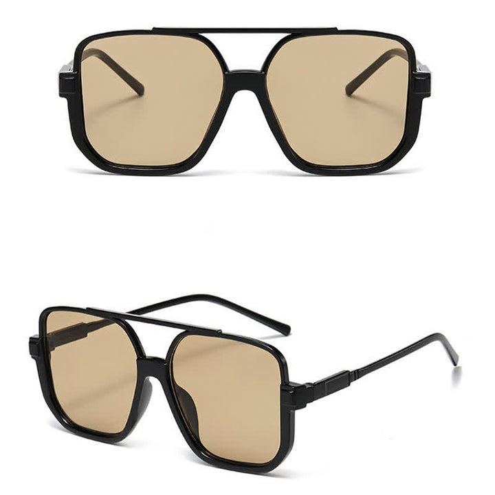 Oversized Square Frame Eyewear Sunshade Sunglasses