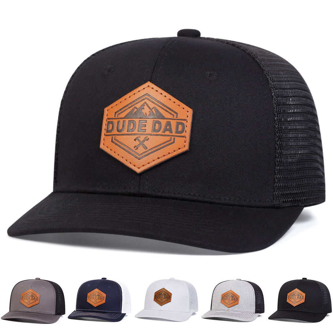 Men's Dude Dad Adjustable Outdoor Trucker Hat