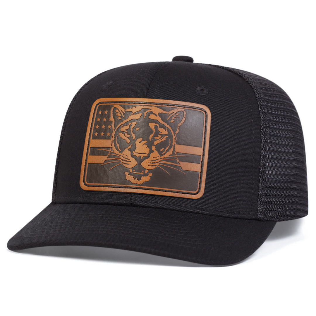 Tiger's Head Flag Adjustable Outdoor Trucker Hat