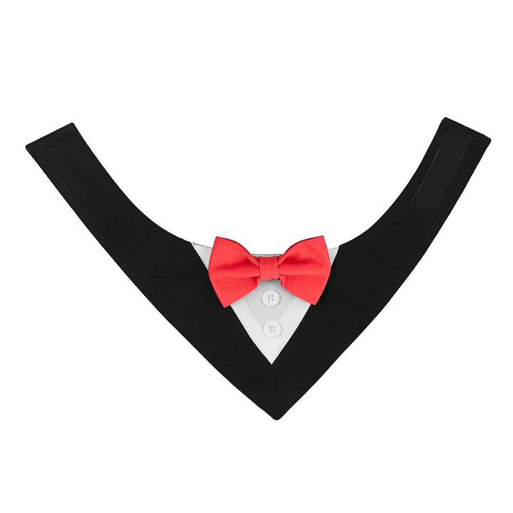 Dog Tuxedo Bandana Pet Bow Tie