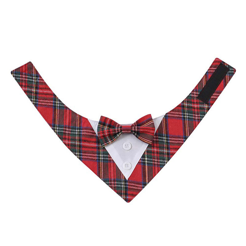 Dog Tuxedo Bandana Pet Bow Tie