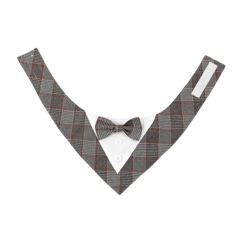 Dog Tuxedo Bandana Pet Bow Tie