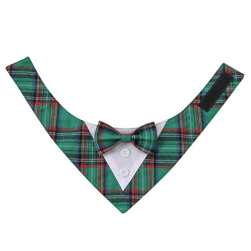 Dog Tuxedo Bandana Pet Bow Tie