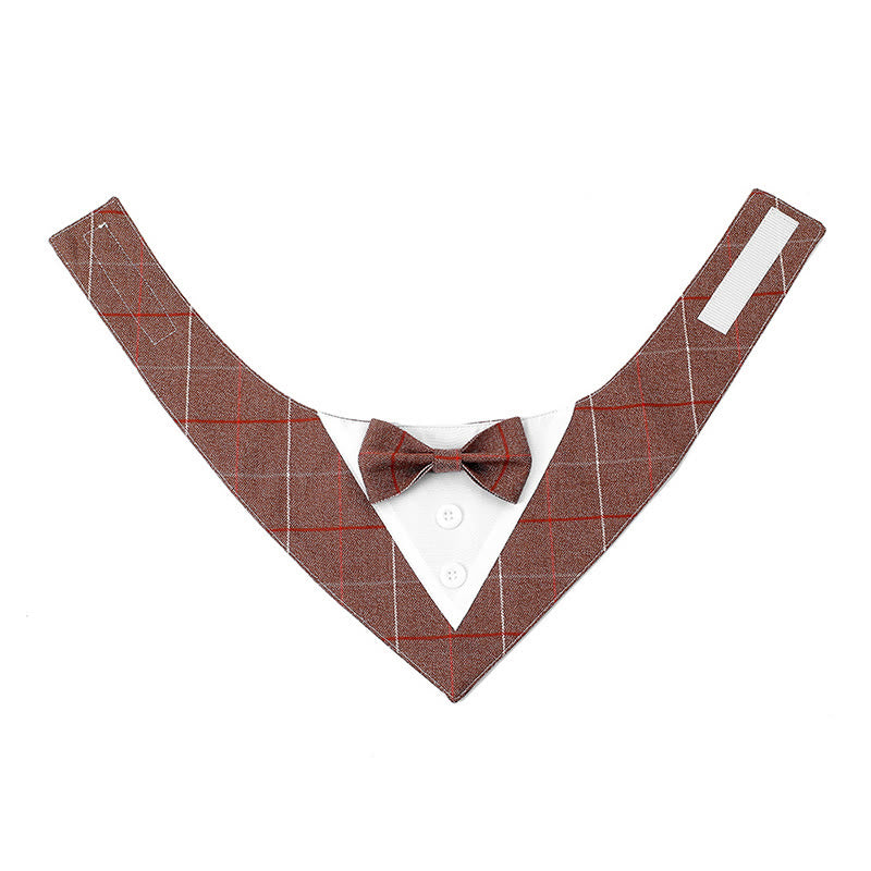 Dog Tuxedo Bandana Pet Bow Tie