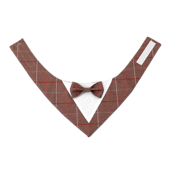 Dog Tuxedo Bandana Pet Bow Tie