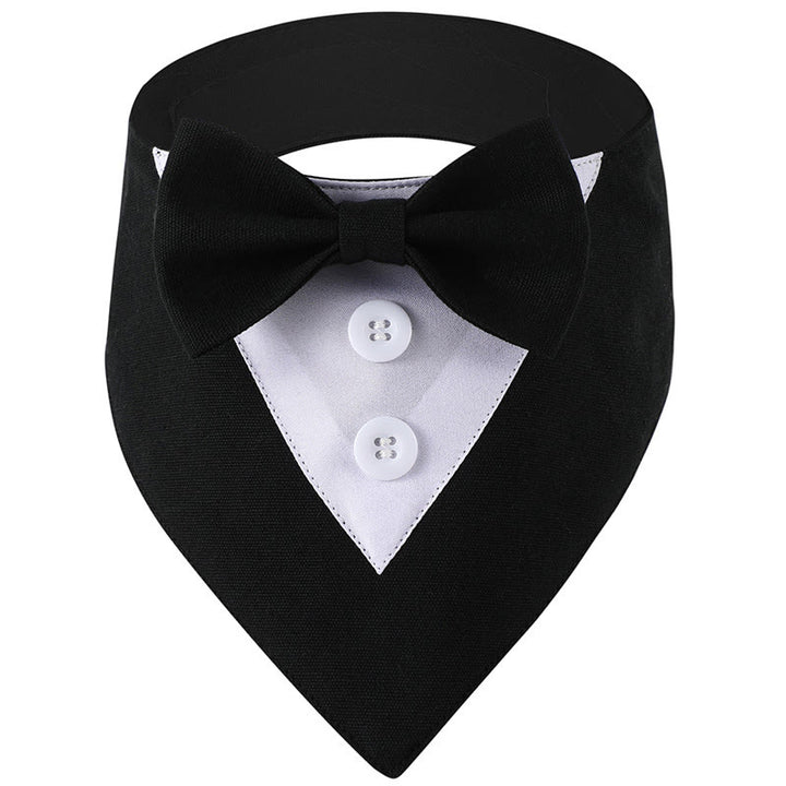 Dog Tuxedo Bandana Pet Bow Tie