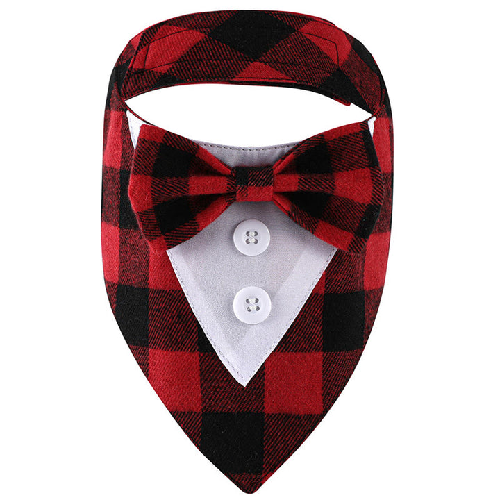 Dog Tuxedo Bandana Pet Bow Tie