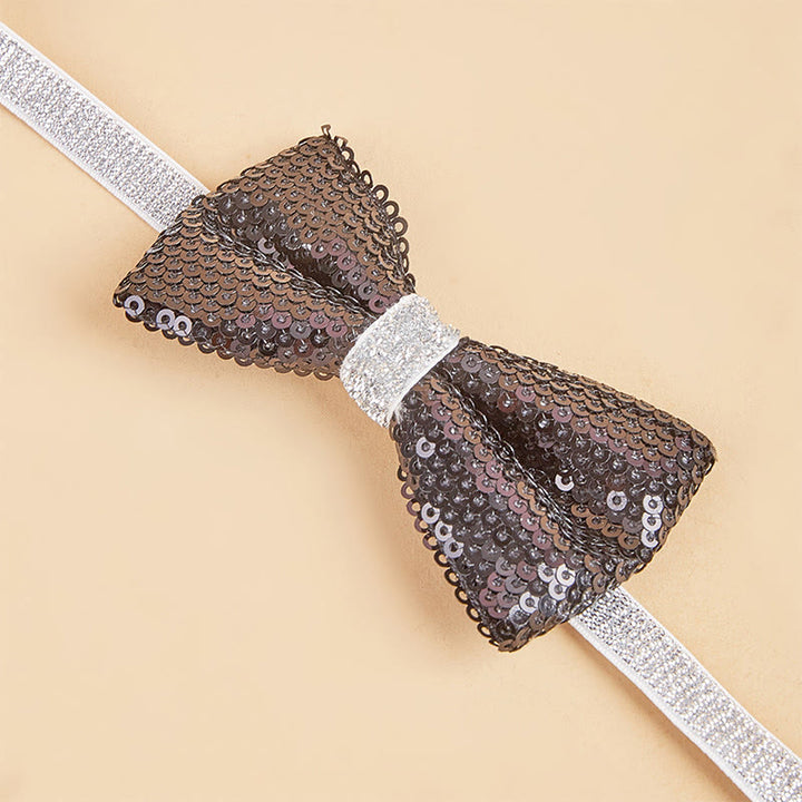 Sparkle Sequin Adjustable Collar Pet Bow Tie