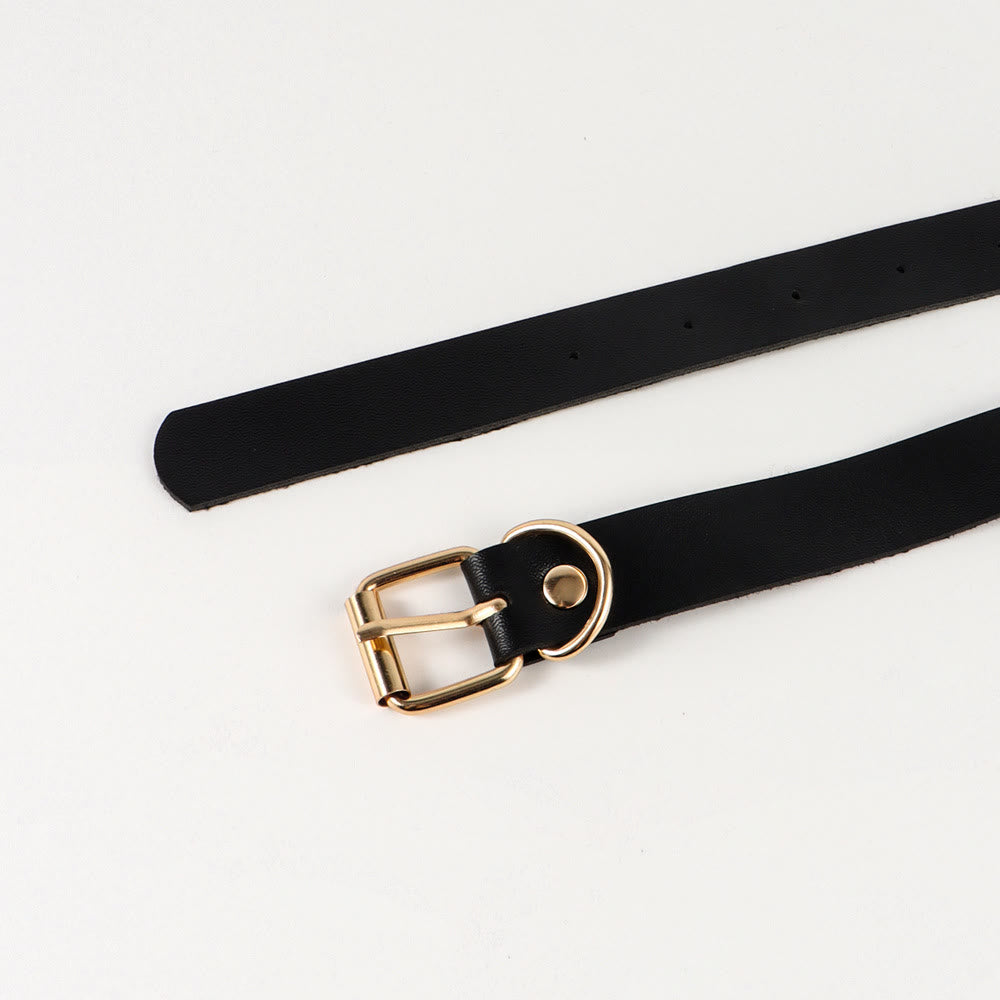 Punk Chain Belt Seven Layers Chain Leather Belt