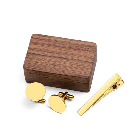 Custom Your Text Wedding Tie Bar Cufflinks For Mens Wear